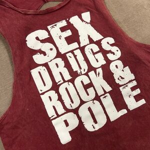 Pole Dance Graphic Tank Top
